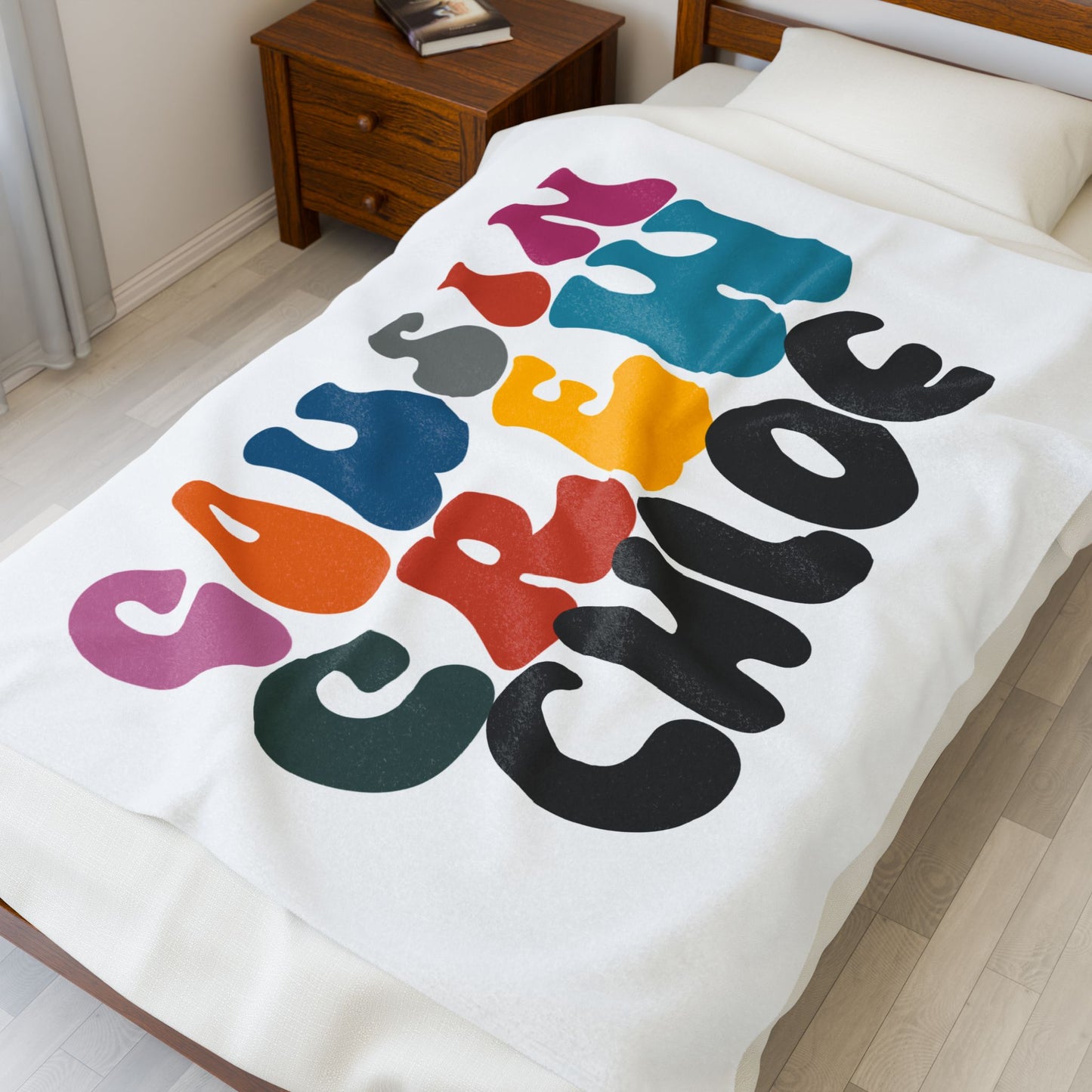 Personalized Name Cousin Crew Velveteen Plush Blanket