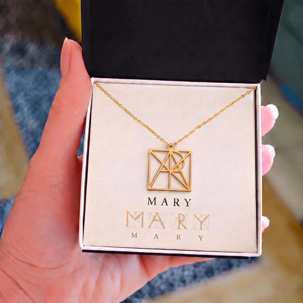 Personalized Special Monogram Name Necklace