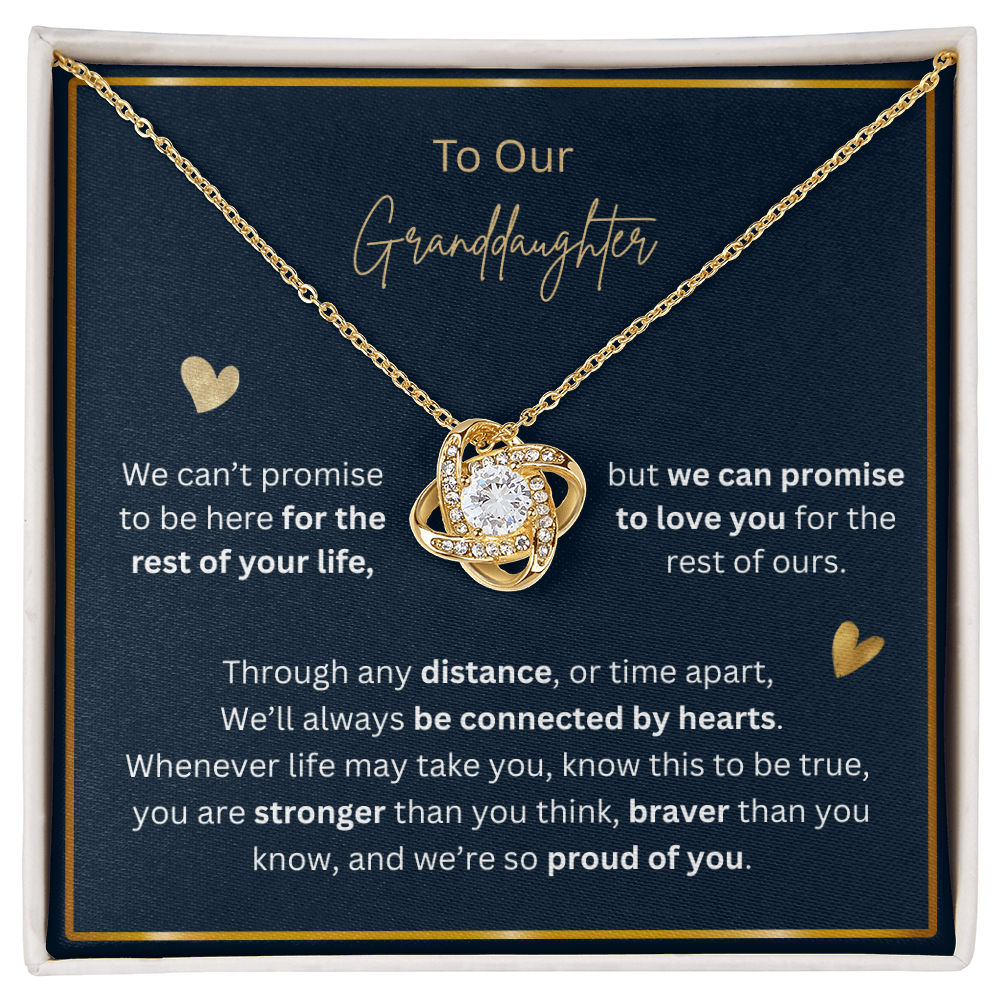 To Our Granddaughter Necklace, Granddaughter Christmas Gift, Birthday Gift For Granddaughter Graduation Gift, Jewelry Gift from Grandparents