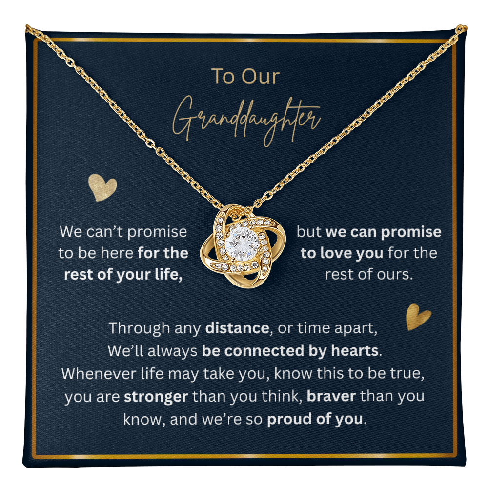 To Our Granddaughter Necklace, Granddaughter Christmas Gift, Birthday Gift For Granddaughter Graduation Gift, Jewelry Gift from Grandparents