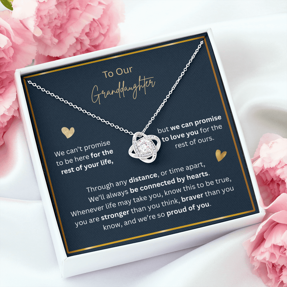 To Our Granddaughter Necklace, Granddaughter Christmas Gift, Birthday Gift For Granddaughter Graduation Gift, Jewelry Gift from Grandparents