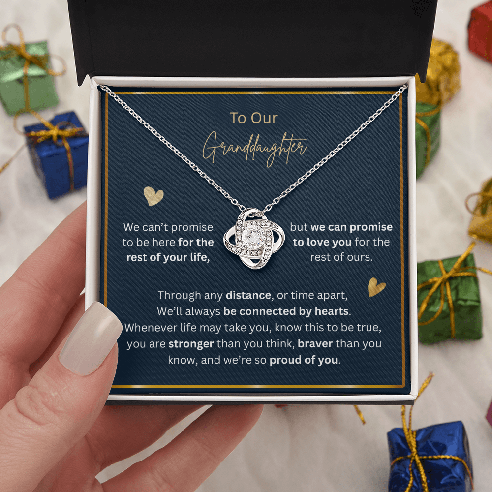 To Our Granddaughter Necklace, Granddaughter Christmas Gift, Birthday Gift For Granddaughter Graduation Gift, Jewelry Gift from Grandparents