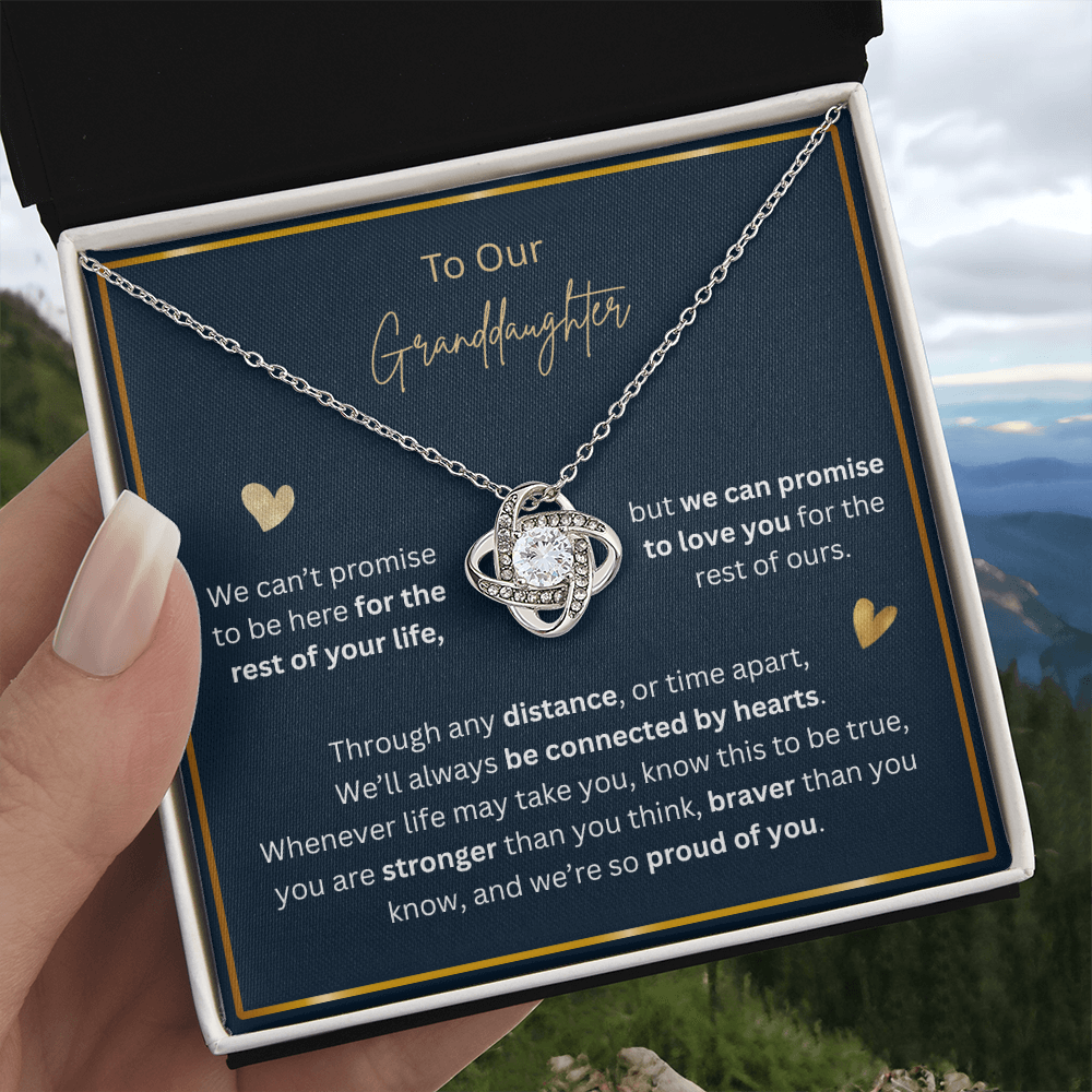 To Our Granddaughter Necklace, Granddaughter Christmas Gift, Birthday Gift For Granddaughter Graduation Gift, Jewelry Gift from Grandparents