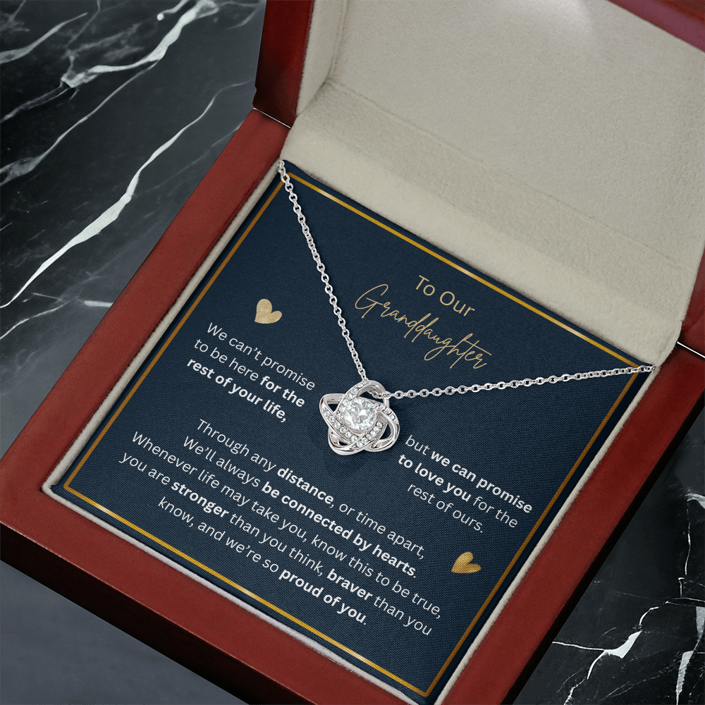 To Our Granddaughter Necklace, Granddaughter Christmas Gift, Birthday Gift For Granddaughter Graduation Gift, Jewelry Gift from Grandparents