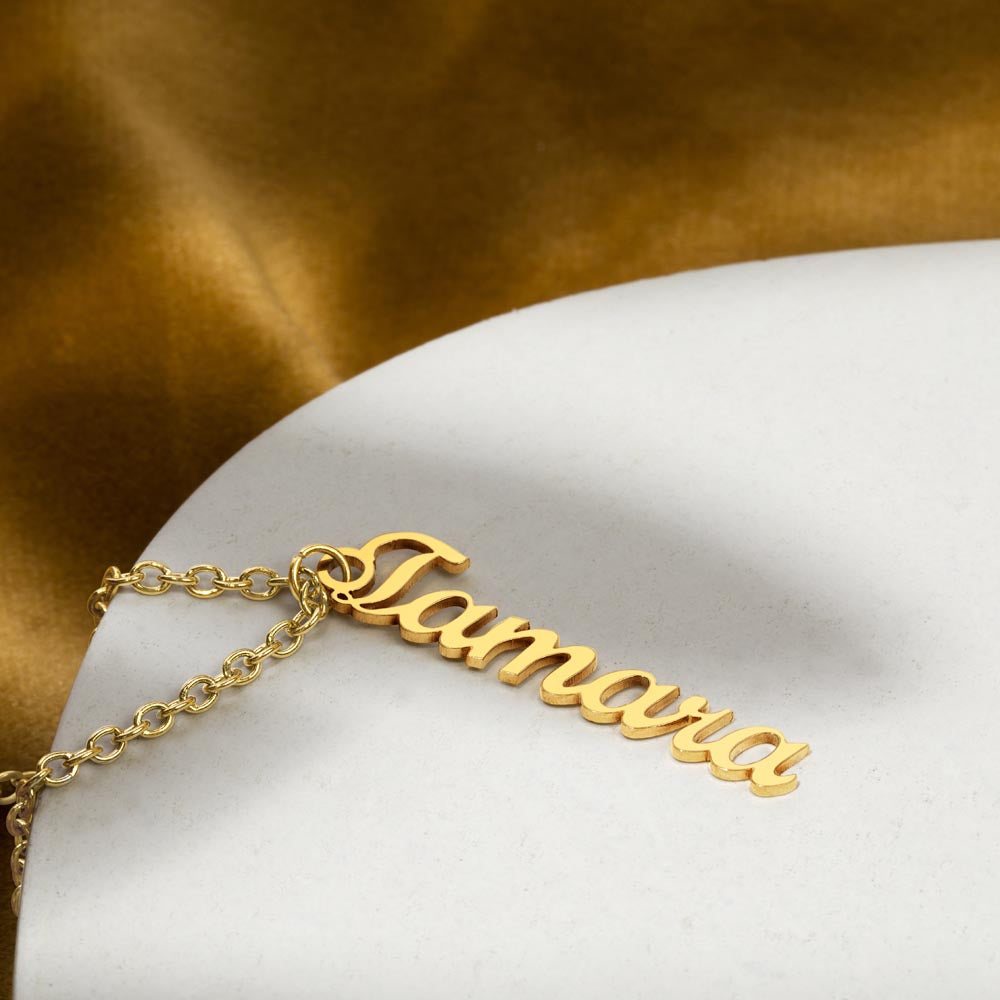 Personalized Vertical Names Necklace | Unique Trending Meaningful Gift Idea