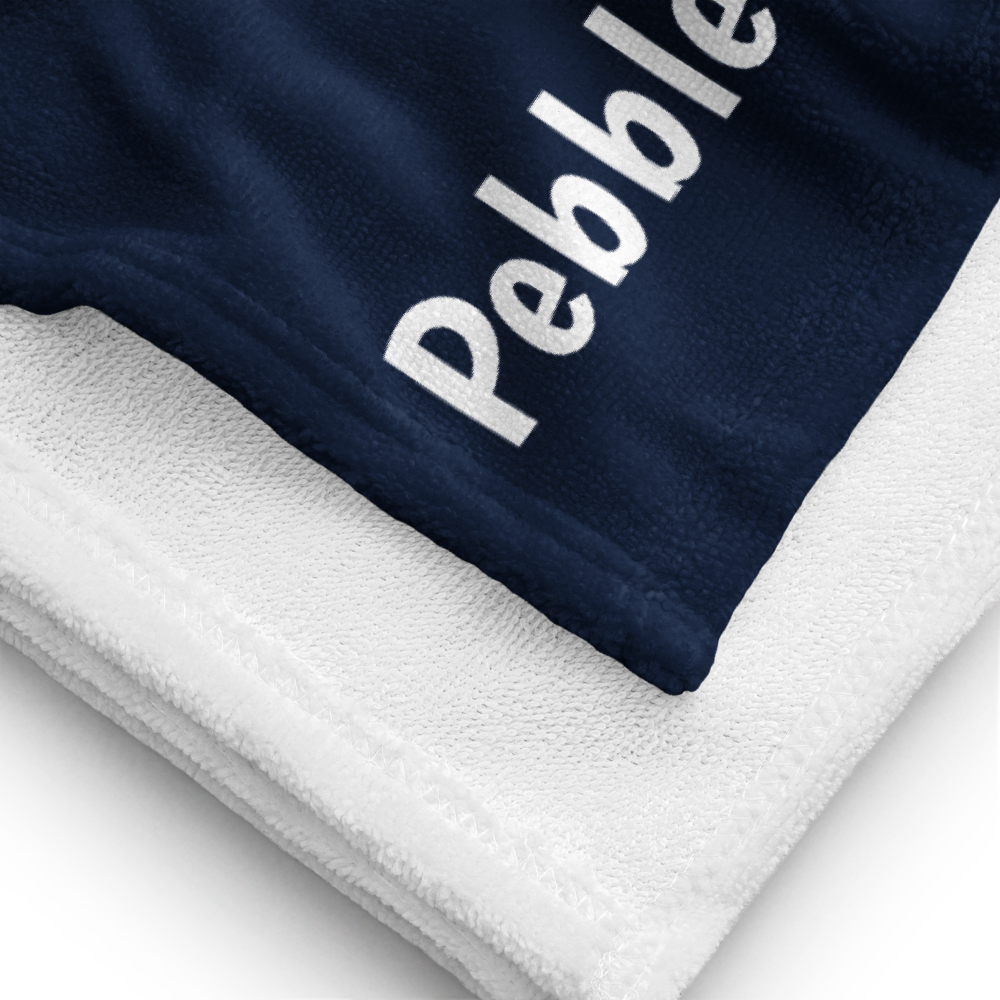 Personalized Name and Side Text Beach Towel Unique Gift Ideas