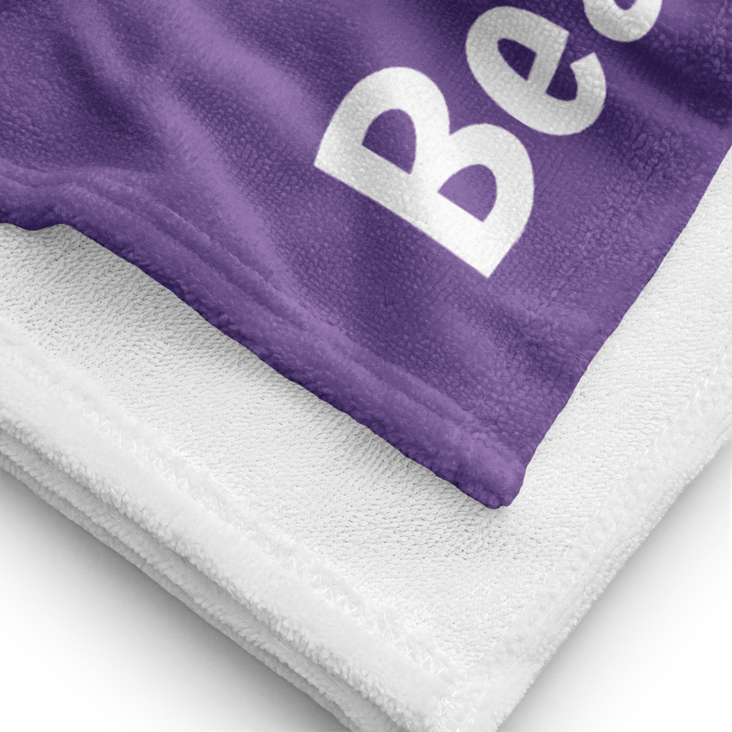 Personalized Name and Side Text Beach Towel Unique Gift Ideas